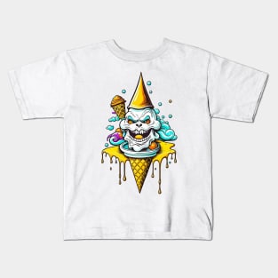 Angry ice cream Kids T-Shirt